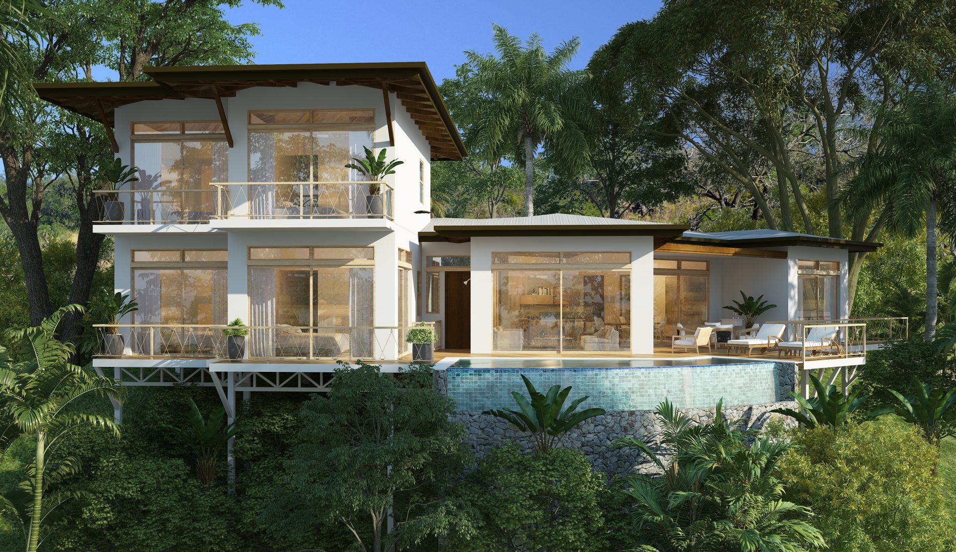 Hermosa Villa nueva con vista al mar - Casa Cocobolo Tamarindo